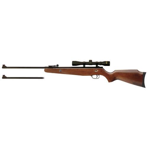 Beeman 1073GP Grizzly X2 Combo Air Rifle Break Open .177/.22 Pellet Black European Hardwood Stock Beeman 1073GP Grizzly X2 Combo Air Rifle Break Open .177/.22 Pellet Black European Hardwood Stock
