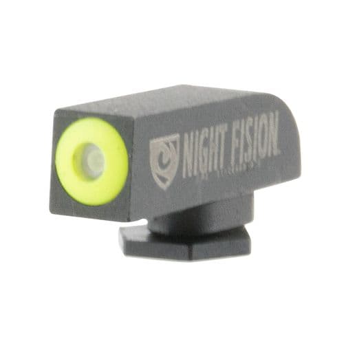 Night Fision GLK000001YGX Night Sight Front Square Top fits Glock Green Tritium w/Yellow Outline Black Night Fision GLK000001YGX Night Sight Front Square Top fits Glock Green Tritium w/Yellow Outline Black