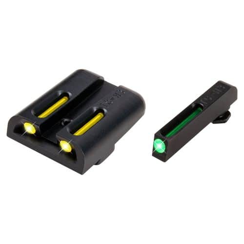 Truglo TG131GT2Y Brite-Site TFO High Set Fits Glock 20/21/29/30/31/32/37 Tritium/Fiber Optic Green Front Yellow Rear Black Truglo TG131GT2Y Brite-Site TFO High Set Fits Glock 20/21/29/30/31/32/37 Tritium/Fiber Optic Green Front Yellow Rear Black