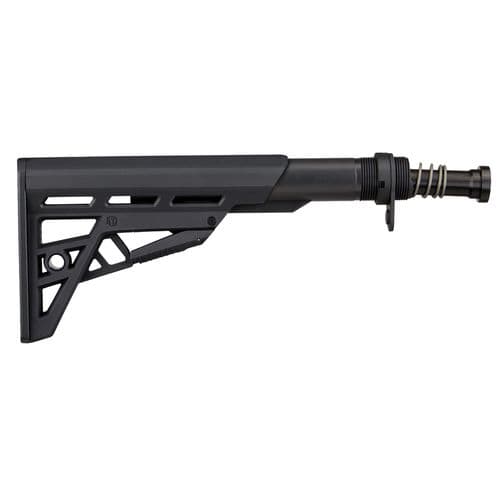 Advanced Technology B2102214 AR-15 TactLite Six Position Buttstock with Buffer Tube Assembly Rifle Polymer Black Hardcoat Anodized Advanced Technology B2102214 AR-15 TactLite Six Position Buttstock with Buffer Tube Assembly Rifle Polymer Black Hardcoat Anodized