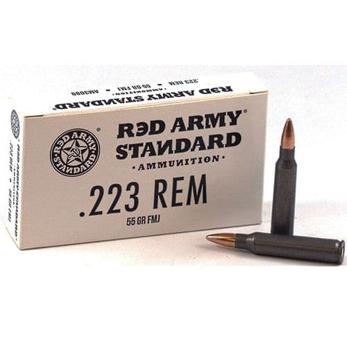 Red Army Standard Red Army Standard 223 Rem 55 gr Full Metal Jacket 20 Bx/ 50 Cs Red Army Standard Red Army Standard 223 Rem 55 gr Full Metal Jacket 20 Bx/ 50 Cs