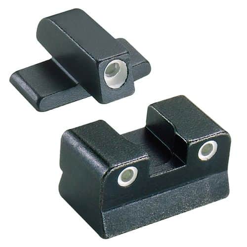 Trijicon 600049 Bright and Tough Night Sights Beretta 92A1/96A1 Tritium Green w/White Outline Black Trijicon 600049 Bright and Tough Night Sights Beretta 92A1/96A1 Tritium Green w/White Outline Black