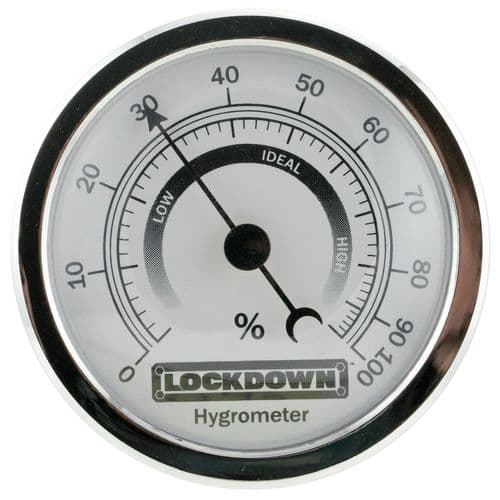 Lockdown 222111 Vault Hygrometer with Fastener/Hook Lockdown 222111 Vault Hygrometer with Fastener/Hook