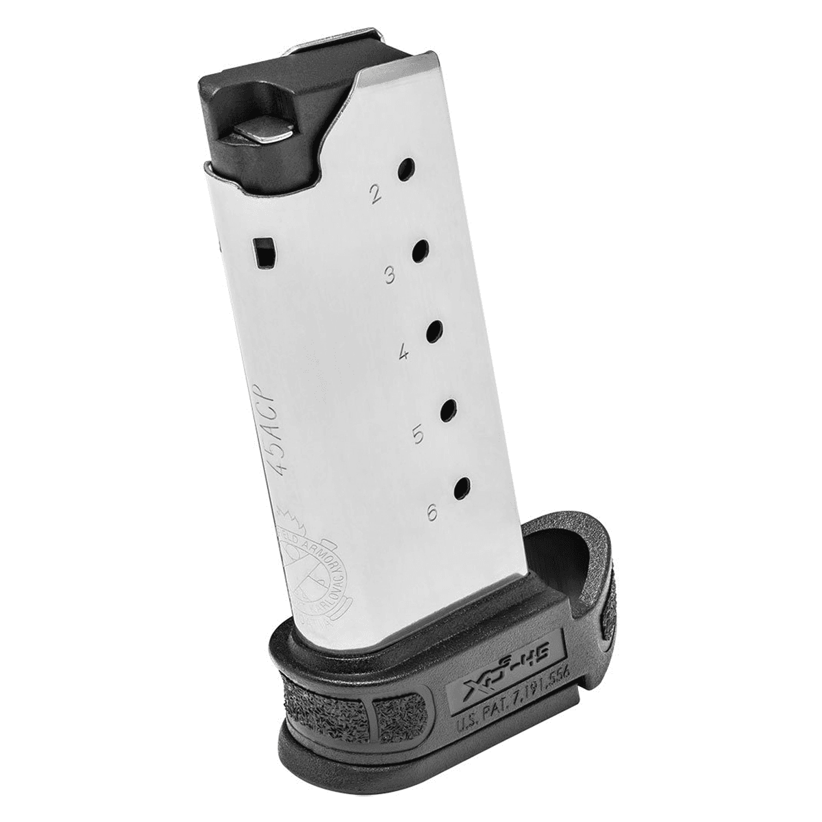 Springfield Armory XD-S Mod.2 .45 ACP Black Magazine Sleeve Springfield Armory XD-S Mod.2 .45 ACP Black Magazine Sleeve