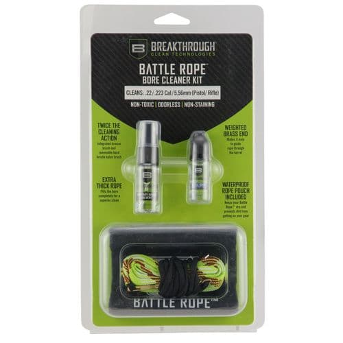 Breakthrough Clean BTBRFS22R Battle Rope Bore Cleaner Kit .22 Cal,223,5.56mm Rifle/Pistol Breakthrough Clean BTBRFS22R Battle Rope Bore Cleaner Kit .22 Cal,223,5.56mm Rifle/Pistol