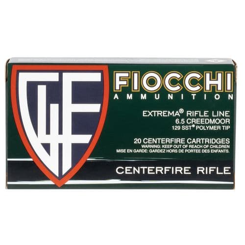 Fiocchi 65MHSA Extrema 6.5 Creedmoor 129 gr SST Polymer Tip BT 20 Bx/ 10 Cs Fiocchi 65MHSA Extrema 6.5 Creedmoor 129 gr SST Polymer Tip BT 20 Bx/ 10 Cs