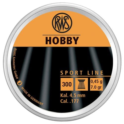 RWS 2317400 Hobby Sport Pellets .177 Pellet Lead 300 RWS 2317400 Hobby Sport Pellets .177 Pellet Lead 300