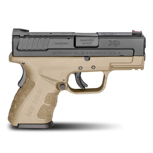 Springfield Armory XD45 Mod.2 .45 ACP 3.3" 9+1/13+1 FDE SubCompact Pistol Springfield Armory XD45 Mod.2 .45 ACP 3.3" 9+1/13+1 FDE SubCompact Pistol