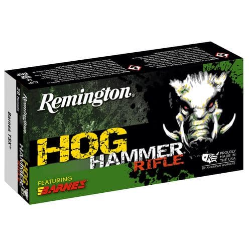 Remington Ammunition PHH4570G1 Hog Hammer 45-70 Gov 300 gr Barnes TSX Flat Nose 20 Bx/ 10 Cs Remington Ammunition PHH4570G1 Hog Hammer 45-70 Gov 300 gr Barnes TSX Flat Nose 20 Bx/ 10 Cs