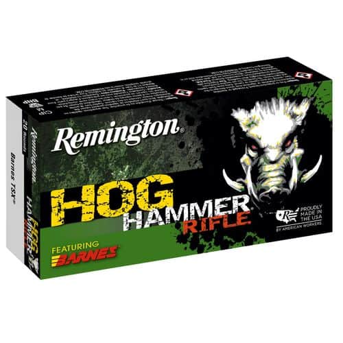 Remington Ammunition PHH4570G1 Hog Hammer 45-70 Gov 300 gr Barnes TSX Flat Nose 20 Bx/ 10 Cs Remington Ammunition PHH4570G1 Hog Hammer 45-70 Gov 300 gr Barnes TSX Flat Nose 20 Bx/ 10 Cs