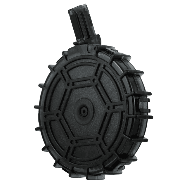 ProMag Standard Drum Magazine, 70rd Smoke Polycarbonate 22 LR Fits Remington 597 - REMA4 ProMag Standard Drum Magazine, 70rd Smoke Polycarbonate 22 LR Fits Remington 597 - REMA4