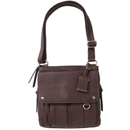 Bulldog BDP035 Cross Body Purse Shoulder Most Small Pistols/Revolvers Leather Brown Bulldog BDP035 Cross Body Purse Shoulder Most Small Pistols/Revolvers Leather Brown