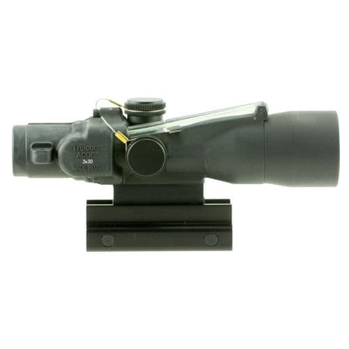 Trijicon 400124 ACOG 3x 30mm Obj 19.3 ft @ 100 yds FOV Black Finish Dual Illuminated Crosshair 223 69 Grain Ballistic Green Trijicon 400124 ACOG 3x 30mm Obj 19.3 ft @ 100 yds FOV Black Finish Dual Illuminated Crosshair 223 69 Grain Ballistic Green