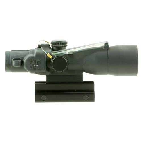 Trijicon 400124 ACOG 3x 30mm Obj 19.3 ft @ 100 yds FOV Black Finish Dual Illuminated Crosshair 223 69 Grain Ballistic Green Trijicon 400124 ACOG 3x 30mm Obj 19.3 ft @ 100 yds FOV Black Finish Dual Illuminated Crosshair 223 69 Grain Ballistic Green