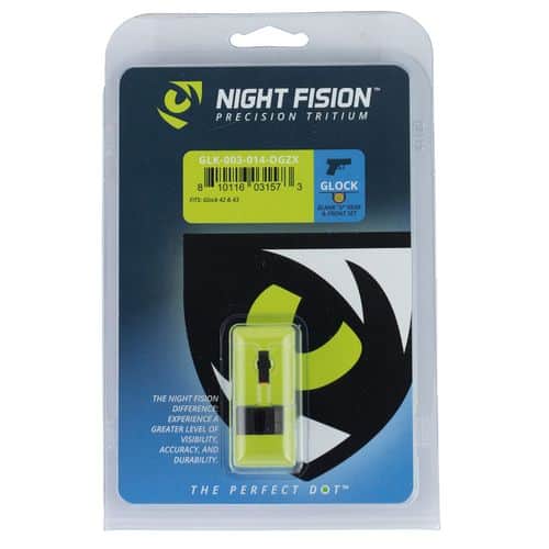 Night Fision GLK003014OGZ Night Sight Set Square Front/U-Notch Rear fits Glock 42, 43 Green w/Orange Outline Front Black Night Fision GLK003014OGZ Night Sight Set Square Front/U-Notch Rear fits Glock 42, 43 Green w/Orange Outline Front Black