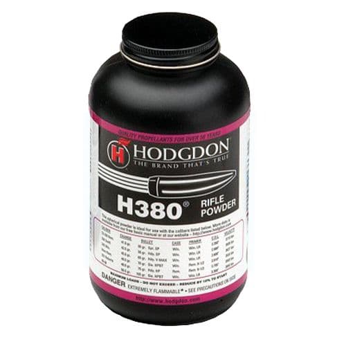 Hodgdon 3801 Spherical H380 Rifle 1 lb 1 Canister Hodgdon 3801 Spherical H380 Rifle 1 lb 1 Canister