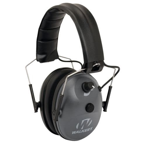 Walkers GWPWLK1MEM Low Profile Electronic Earmuff Electronic Earmuff 24 dB Gray Walkers GWPWLK1MEM Low Profile Electronic Earmuff Electronic Earmuff 24 dB Gray