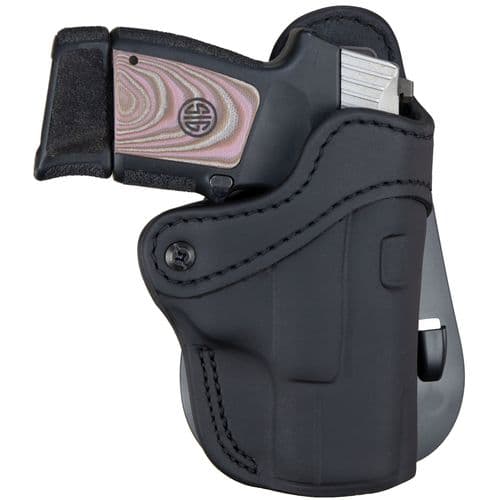 1791 Gunleather ORPDH21SBLR BH2.1 Optic Ready OWB Size 2.1 Stealth Black Leather Paddle Compatible w/Glock 17/S&W M&P Shield/Springfield XD Right Hand 1791 Gunleather ORPDH21SBLR BH2.1 Optic Ready OWB Size 2.1 Stealth Black Leather Paddle Compatible w/Glock 17/S&W M&P Shield/Springfield XD Right Hand