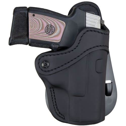 1791 Gunleather ORPDH21SBLR BH2.1 Optic Ready OWB Size 2.1 Stealth Black Leather Paddle Compatible w/Glock 17/S&W M&P Shield/Springfield XD Right Hand 1791 Gunleather ORPDH21SBLR BH2.1 Optic Ready OWB Size 2.1 Stealth Black Leather Paddle Compatible w/Glock 17/S&W M&P Shield/Springfield XD Right Hand