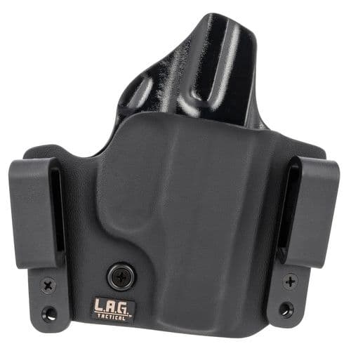 Lag Tactical 7001 Defender Black Kydex IWB/OWB Ruger LC9, LC380 Right Hand Lag Tactical 7001 Defender Black Kydex IWB/OWB Ruger LC9, LC380 Right Hand