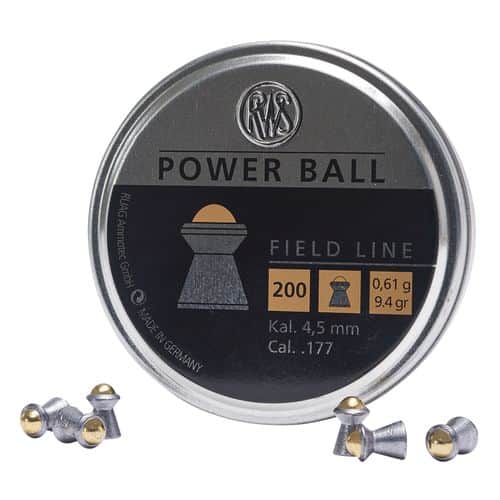 RWS 2317414 Power Ball Pellets .177 Pellet Steel/Lead 200 RWS 2317414 Power Ball Pellets .177 Pellet Steel/Lead 200
