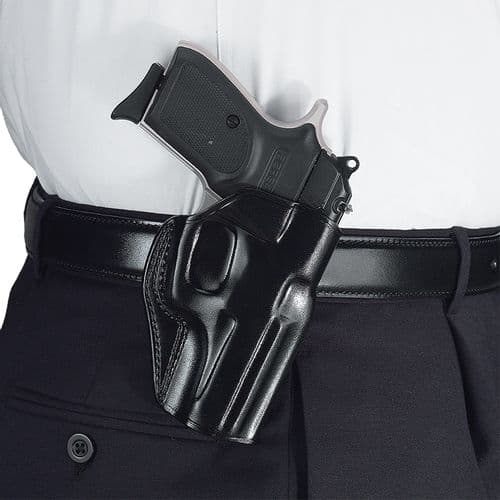 Galco SG226B Stinger Black Leather Belt Fits Glock 23 Right Hand Galco SG226B Stinger Black Leather Belt Fits Glock 23 Right Hand