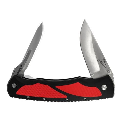Havalon XTC-TRED Titan Jim Shockey Signature Multiple Replaceable Plain Polymer Black/Red Handle Folding Havalon XTC-TRED Titan Jim Shockey Signature Multiple Replaceable Plain Polymer Black/Red Handle Folding