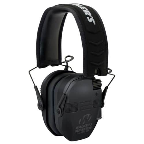Walkers GWPRSEQMBT Razor Slim Quad Electronic Earmuff 23 dB Black with Bluetooth Walkers GWPRSEQMBT Razor Slim Quad Electronic Earmuff 23 dB Black with Bluetooth