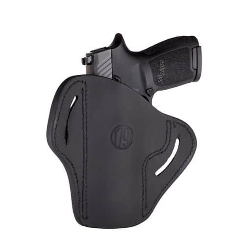 1791 Gunleather ORBH24SBLR BH2.4 Optic Ready OWB 2.4 Stealth Black Leather Belt Slide Fits Walther PPQ/Sig P320/Springfield XD-M 1791 Gunleather ORBH24SBLR BH2.4 Optic Ready OWB 2.4 Stealth Black Leather Belt Slide Fits Walther PPQ/Sig P320/Springfield XD-M