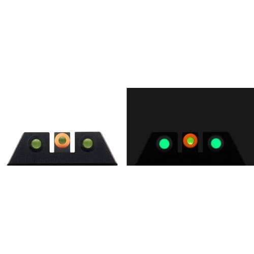 Night Fision GLK000001GDPOGXX Glow Dome fits Glock 17, 17L, 19, 21-29, 30-39, 40-43, 43X, 48 Green Tritium w/Orange Outline Front Black Night Fision GLK000001GDPOGXX Glow Dome fits Glock 17, 17L, 19, 21-29, 30-39, 40-43, 43X, 48 Green Tritium w/Orange Outline Front Black