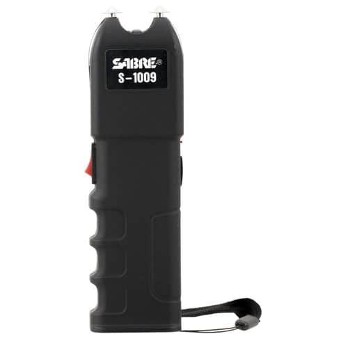 Sabre S1009 Tactical Stun Gun with Flashlight 1.25 Million Volts Black 120 Lumens Sabre S1009 Tactical Stun Gun with Flashlight 1.25 Million Volts Black 120 Lumens