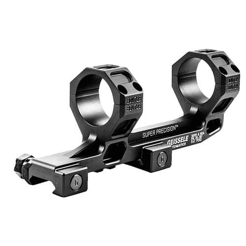 Geissele Automatics 05381B 1-Pc Base & Ring Combo For AR-15 1-Piece Style Black Hard Coat Anodized Finish Geissele Automatics 05381B 1-Pc Base & Ring Combo For AR-15 1-Piece Style Black Hard Coat Anodized Finish