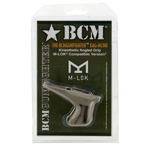Bravo KAGMCMRFDE BCMGunfighter Kinesthetic Angled Forend Grip M-Lok Mod3 Flat Dark Earth Bravo KAGMCMRFDE BCMGunfighter Kinesthetic Angled Forend Grip M-Lok Mod3 Flat Dark Earth