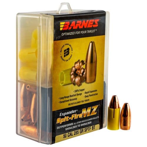 Barnes Bullets 30579 Spit-Fire MZ 50 Black Powder 285 GR 24 Barnes Bullets 30579 Spit-Fire MZ 50 Black Powder 285 GR 24
