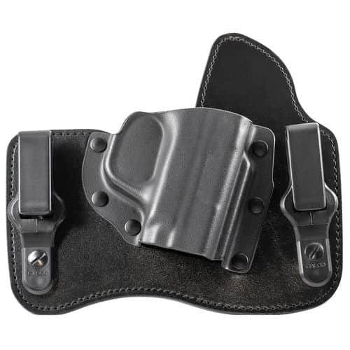 Galco KT826B KingTuk Deluxe IWB Black Kydex/Leather UniClip Fits S&W M&P Shield Right Hand Galco KT826B KingTuk Deluxe IWB Black Kydex/Leather UniClip Fits S&W M&P Shield Right Hand
