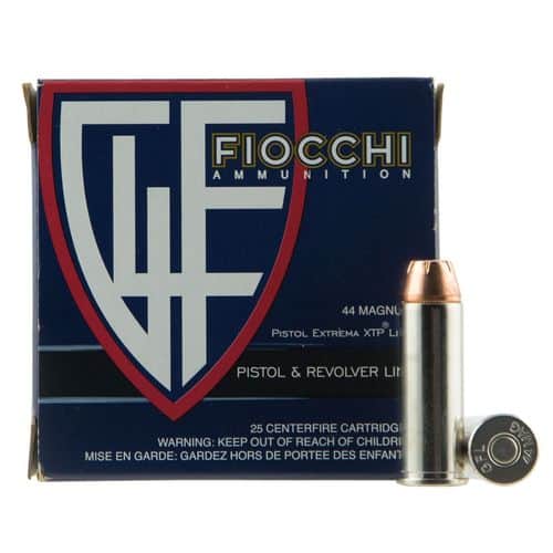 Fiocchi 44XTP25 Extrema 44 Rem Mag 240 gr XTP Hollow Point 25 Bx/ 20 Cs Fiocchi 44XTP25 Extrema 44 Rem Mag 240 gr XTP Hollow Point 25 Bx/ 20 Cs
