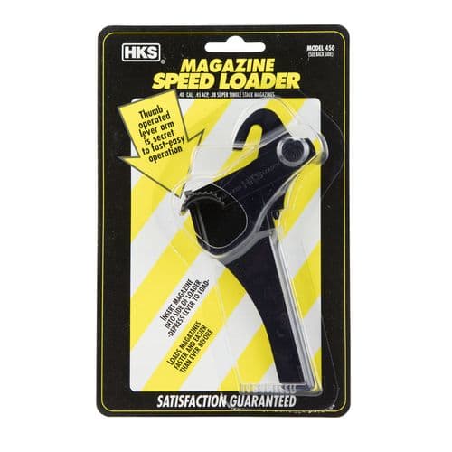 HKS 450 Single Stack Mag Loader Colt,LLama,Auto Ord,Springfield,Safari Arms 1911 45 ACP Black HKS 450 Single Stack Mag Loader Colt,LLama,Auto Ord,Springfield,Safari Arms 1911 45 ACP Black