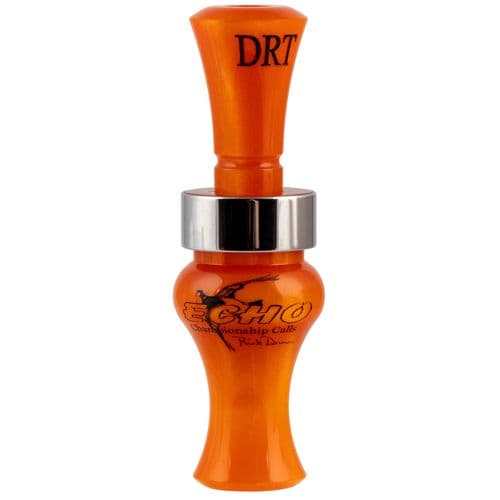 ECHO CALLS, INC 79026 DRT Ducks Double Reed Orange Pearl Acrylic ECHO CALLS, INC 79026 DRT Ducks Double Reed Orange Pearl Acrylic