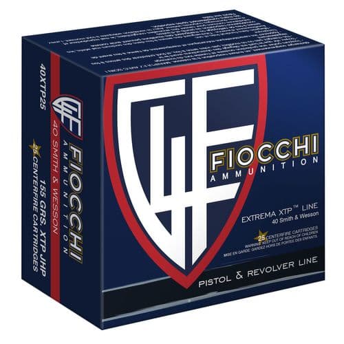 Fiocchi 40XTP25 Extrema 40 S&W 155 gr XTP Hollow Point 25 Bx/ 20 Cs Fiocchi 40XTP25 Extrema 40 S&W 155 gr XTP Hollow Point 25 Bx/ 20 Cs
