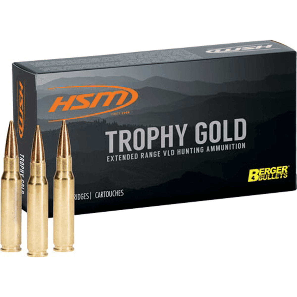 HSM 3006185VL Trophy Gold Extended Range 30-06 Springfield 185 gr Berger Hunting VLD Match 20 Per Box HSM 3006185VL Trophy Gold Extended Range 30-06 Springfield 185 gr Berger Hunting VLD Match 20 Per Box