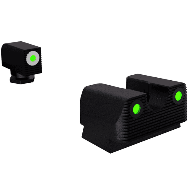 Rival Arms Night Sights for G42/G43/G48, Green Tritium White Outline Front Sight-Green Tritium Black Outline Rear Sight - RA2B231G Rival Arms Night Sights for G42/G43/G48, Green Tritium White Outline Front Sight-Green Tritium Black Outline Rear Sight - RA2B231G