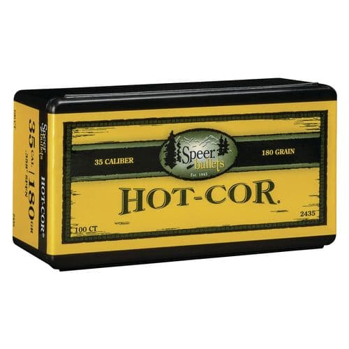 Speer 2435 Hot-Cor 35 Cal .358 180 gr Spitzer Soft Point 100 Per Box Speer 2435 Hot-Cor 35 Cal .358 180 gr Spitzer Soft Point 100 Per Box