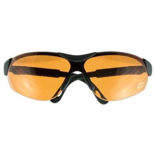 Walkers GWPXSGLAMB Shooting Glasses Elite Amber Polycarbonate Lens Black Frame 1 Pair Walkers GWPXSGLAMB Shooting Glasses Elite Amber Polycarbonate Lens Black Frame 1 Pair