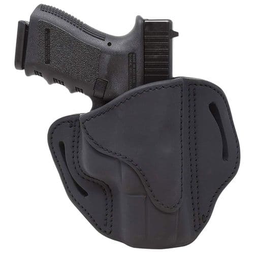 1791 Gunleather BH21SBLR BH2.1 OWB Size 2.1 Stealth Black Leather Belt Slide Compatible w/Glock 17/S&W M&P Shield/Springfield XD Right Hand 1791 Gunleather BH21SBLR BH2.1 OWB Size 2.1 Stealth Black Leather Belt Slide Compatible w/Glock 17/S&W M&P Shield/Springfield XD Right Hand