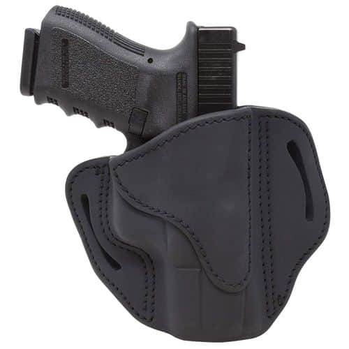 1791 Gunleather BH21SBLR BH2.1 OWB Size 2.1 Stealth Black Leather Belt Slide Compatible w/Glock 17/S&W M&P Shield/Springfield XD Right Hand 1791 Gunleather BH21SBLR BH2.1 OWB Size 2.1 Stealth Black Leather Belt Slide Compatible w/Glock 17/S&W M&P Shield/Springfield XD Right Hand