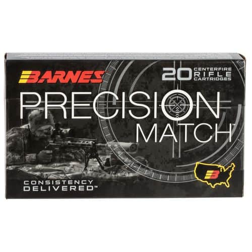 Barnes Bullets 30740 Precision Match 300 Win Mag 220 gr OTM Boat Tail 20 Bx Barnes Bullets 30740 Precision Match 300 Win Mag 220 gr OTM Boat Tail 20 Bx