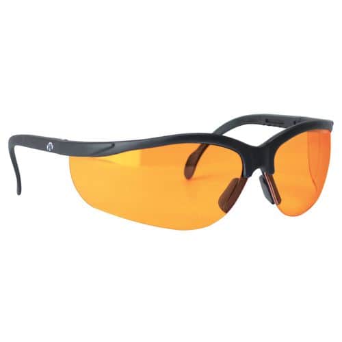 Walkers GWPAMBLSG Sport Glasses Amber Lens Polycarbonate Black Frame Walkers GWPAMBLSG Sport Glasses Amber Lens Polycarbonate Black Frame