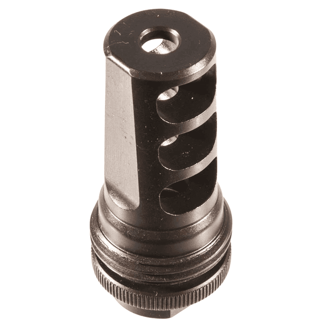 SilencerCo AC142 ASR Muzzle Brake Black Steel with 1/2"-28 tpi Threads for 5.56x45mm NATO SilencerCo AC142 ASR Muzzle Brake Black Steel with 1/2"-28 tpi Threads for 5.56x45mm NATO