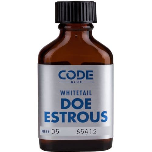 Code Blue OA1001 Whitetail Liquid Doe Estrous Urine Buck Lure 1 oz Code Blue OA1001 Whitetail Liquid Doe Estrous Urine Buck Lure 1 oz