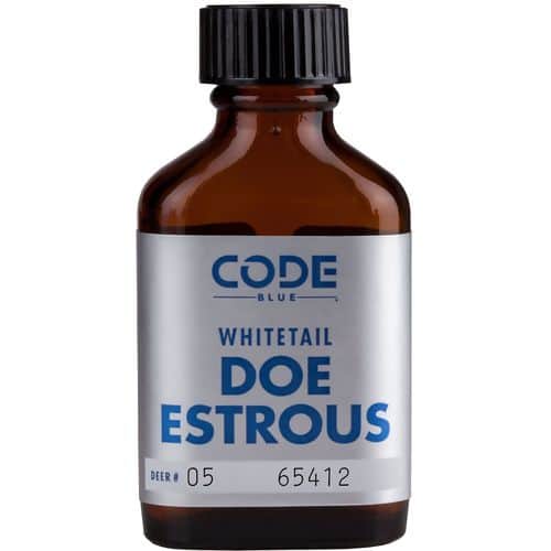 Code Blue OA1001 Whitetail Liquid Doe Estrous Urine Buck Lure 1 oz Code Blue OA1001 Whitetail Liquid Doe Estrous Urine Buck Lure 1 oz